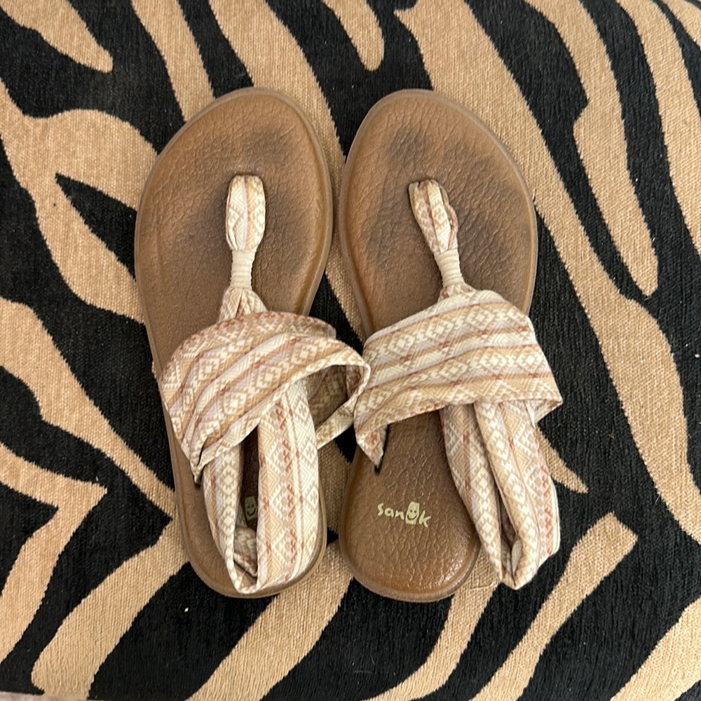 Tan Sanuk Sandals